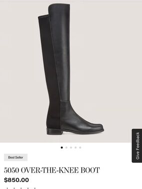 Stuart Weitzman 5050 Over-The-Knee Boot - Black